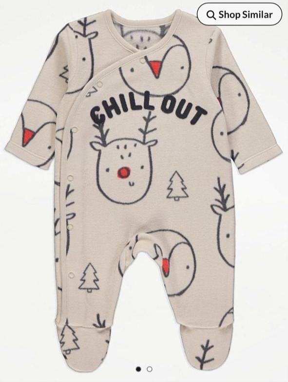 George Fleeced Sleepsuit