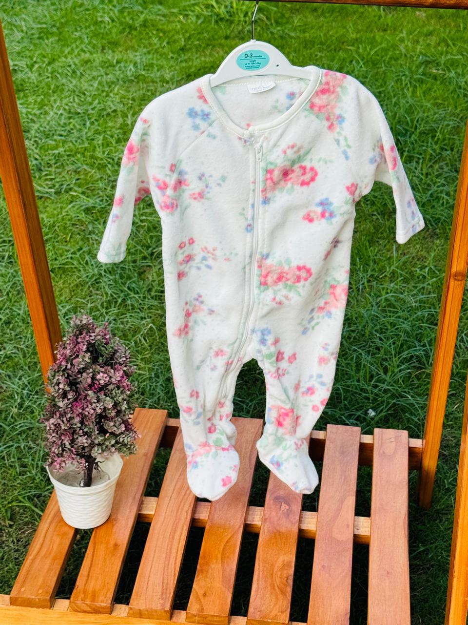 Next Fleeced Sleepsuit