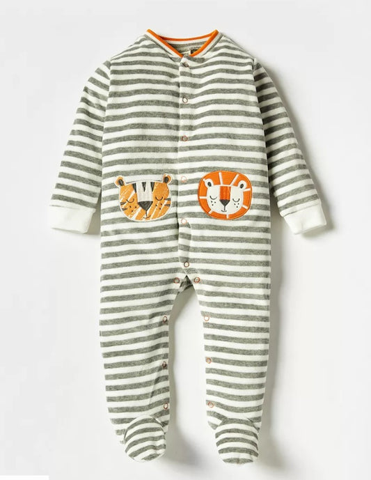 Juniors Velour Sleepsuit