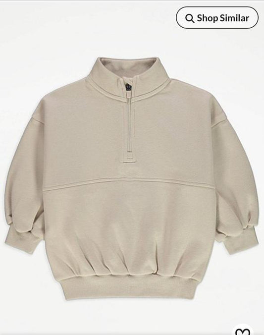 George Zipped oversized SweatShirt