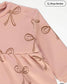 George Sweat Bows Frock with Leggings Set