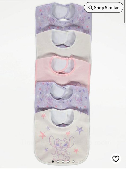 George Pack Of 5 Water Proof Feeding Bibs