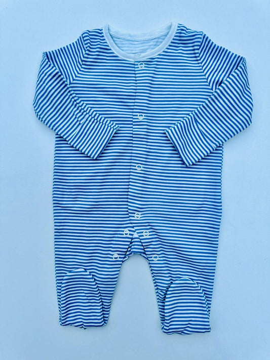 George Printed Lines Sleepsuit