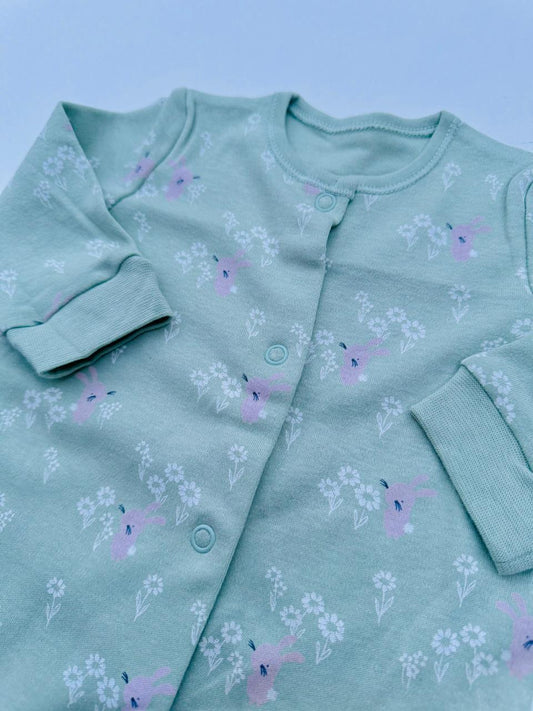 George Printed Flowers Sleepsuit