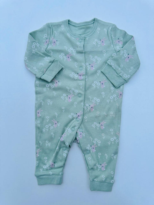 George Printed Flowers Sleepsuit