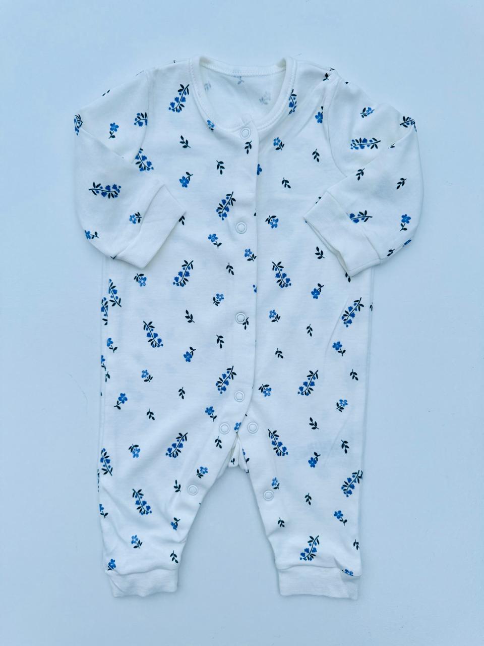 George Printed Flowers Sleepsuit