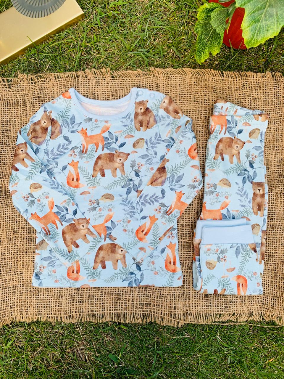 Tu Clothing Safari Animals Shirt  & Trouser Set