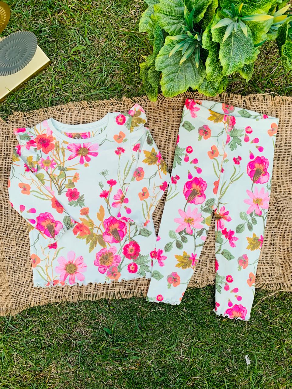 Next Floral Shirt & Trouser Set