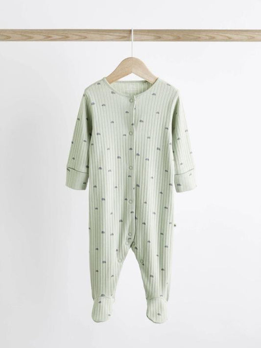 Next Ribbed Sleepsuit