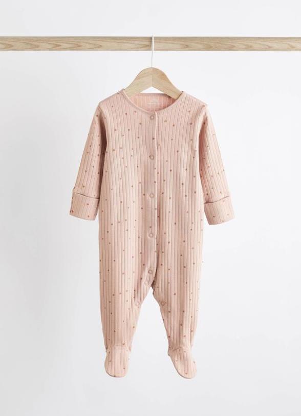 Next Ribbed Sleepsuit