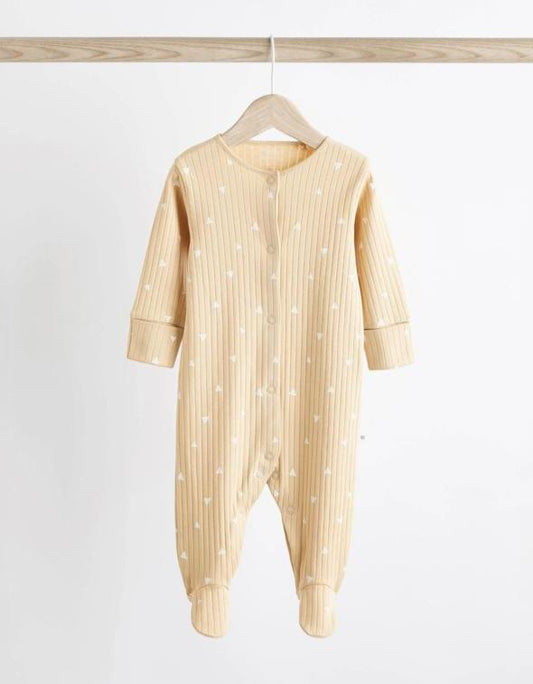 Next Mustard Sleepsuit