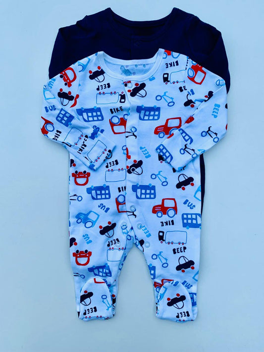 George Pack of 2 Sleepsuits