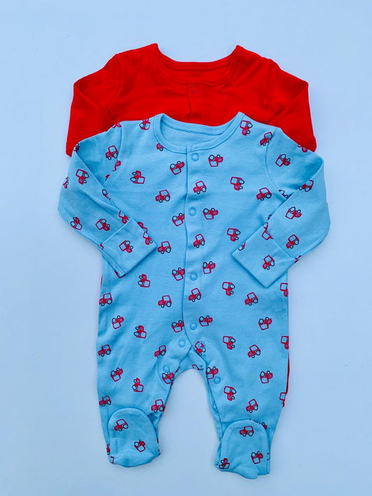 George Pack of 2 Sleepsuits