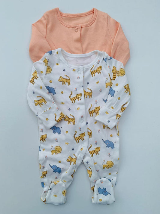 George Pack of 2 Sleepsuits
