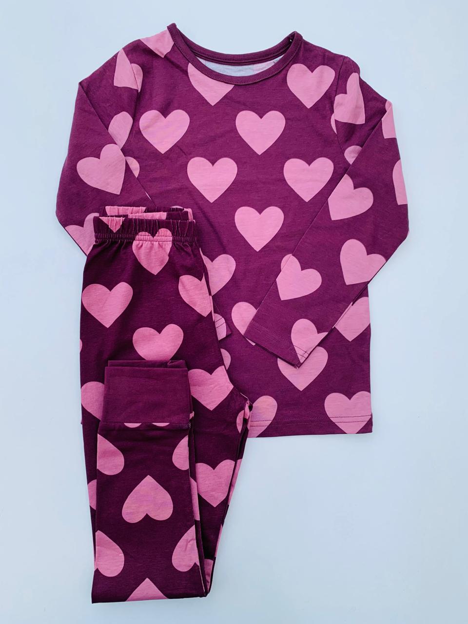 George printed Hearts Shirt & Trouser Set