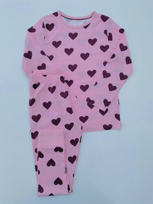 George printed Hearts Shirt & Trouser Set