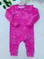 George Pink zipped Sleepsuit