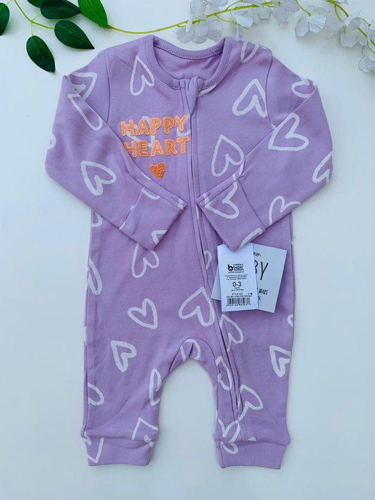 George " Happy Heart " Sleepsuit