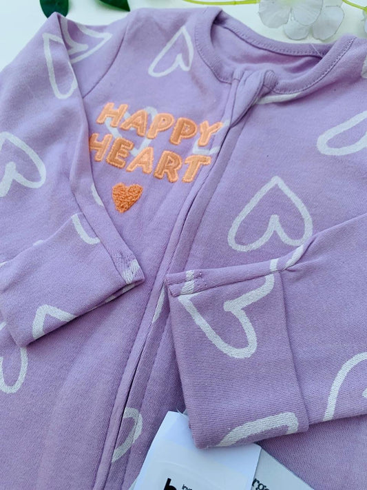 George " Happy Heart " Sleepsuit