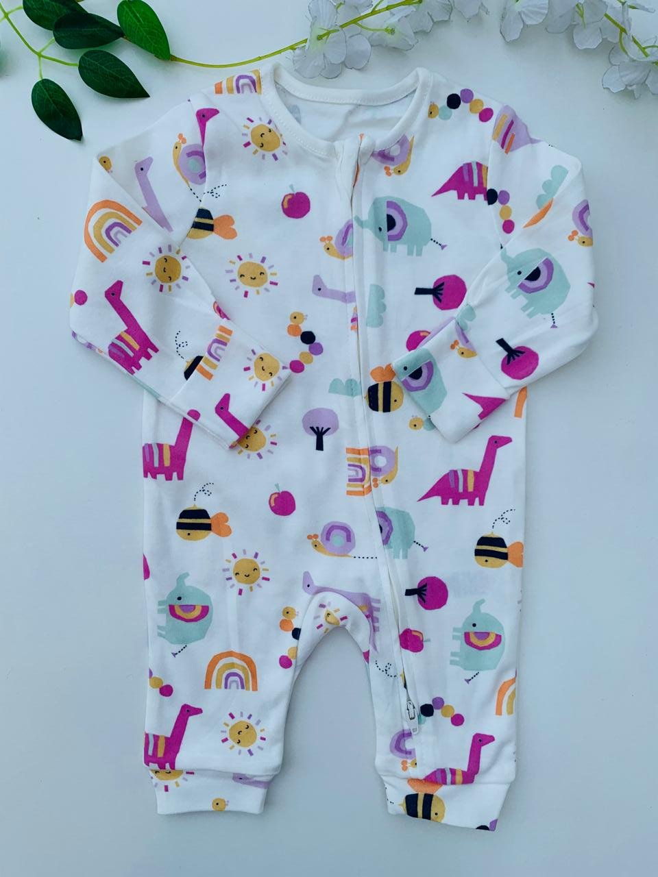 George zipped Sleepsuit