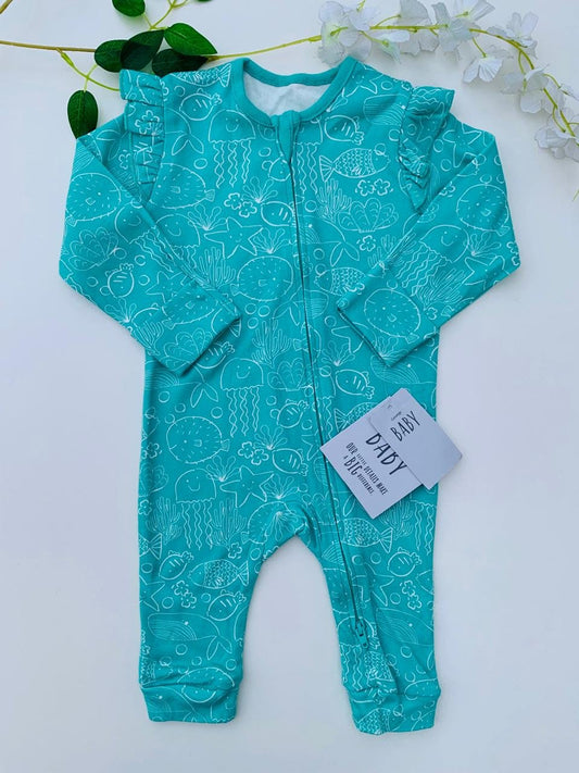 George zipped Sleepsuit