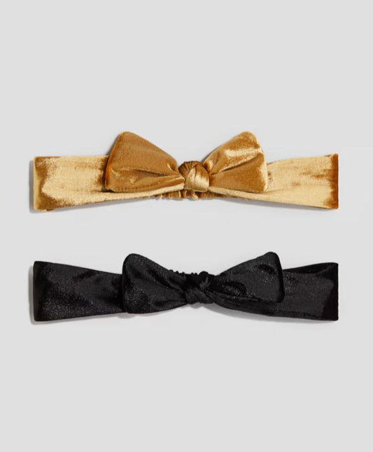 H&M Head Band Black & Golden