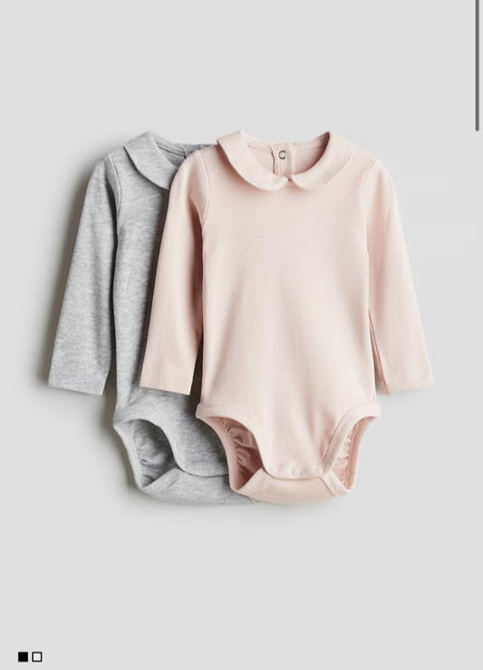 H&M Pack Of 2 Body-Shirts