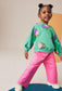 Next Printed Tulips Sweatshirt & Trouser Set
