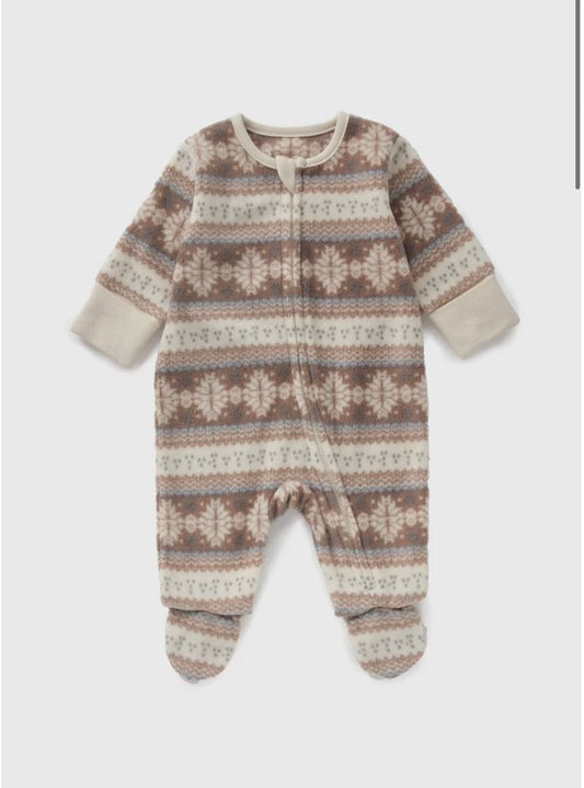 Matalan Fleece Sleepsuit