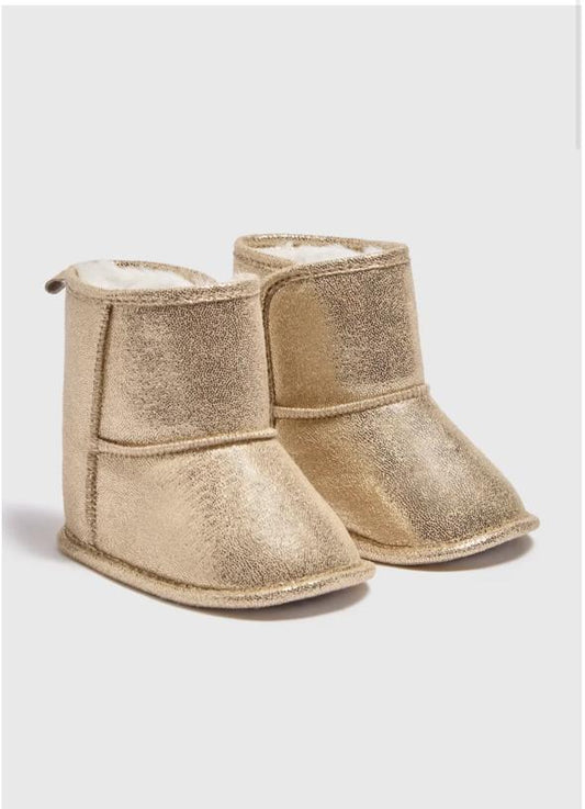 Matalan Gold Sung Soft Sole Boots