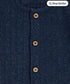 George Navy  Ribbed Knitted Sleepsuit