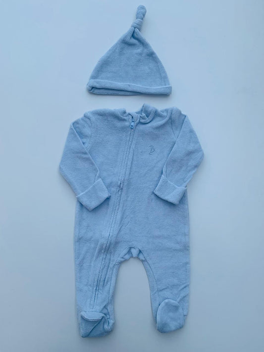 George Sleepsuit With Cap