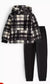 Tu Clothing Borg Checked Hoodie with Trouser