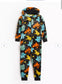 Tu Clothing Pokemon Print Velour Hooded Sleepsuit