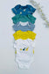 George Last Pack of 5 Half Sleeves Bodysuits
