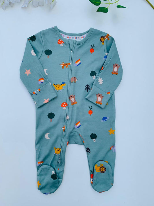 George Safari Animals Sleepsuit