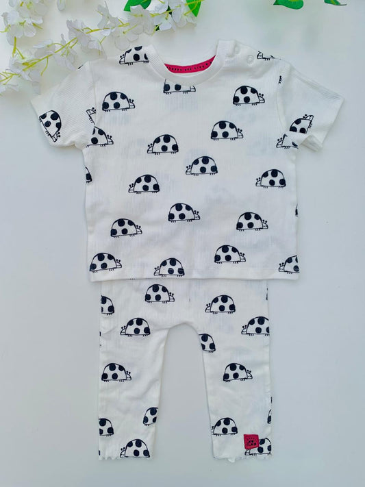 George Printed Lady Bugs Shirt & Trouser Set