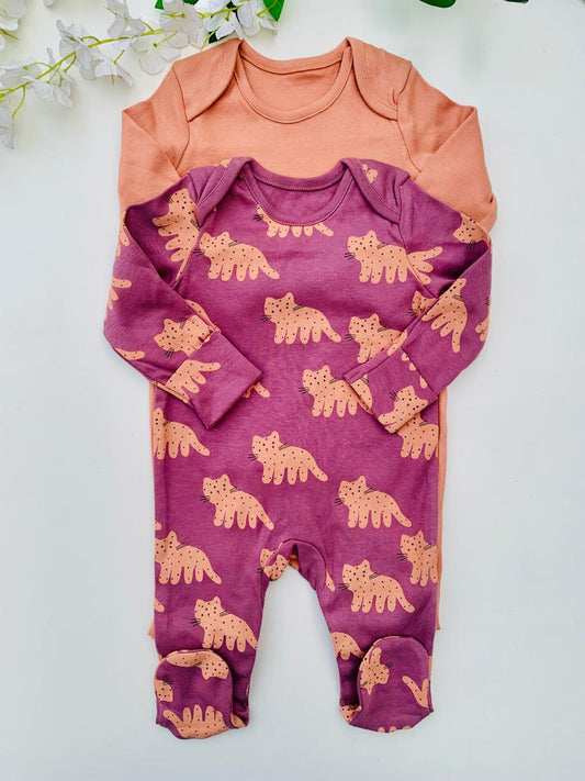 George Pack of 2 Sleepsuits