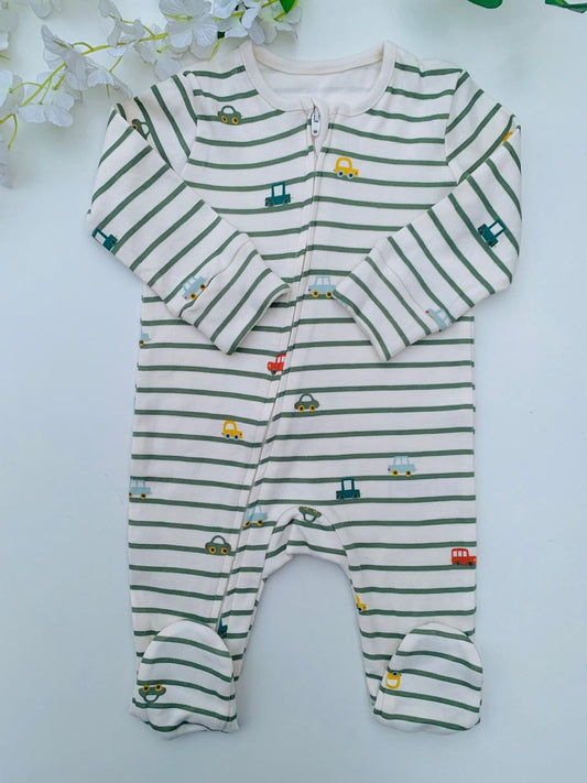 George Zipped Sleepsuit