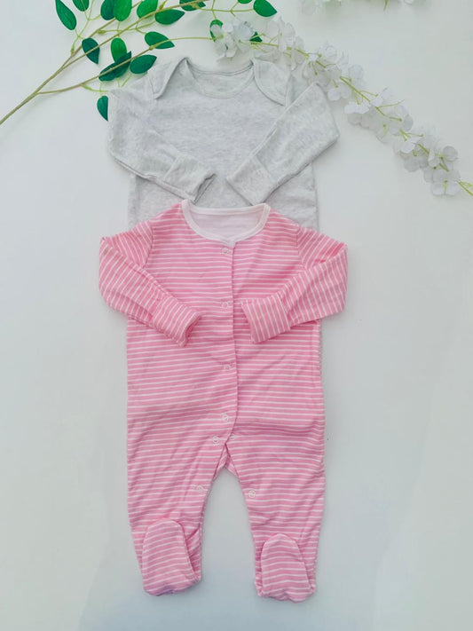 George Pack of 2 Sleepsuits