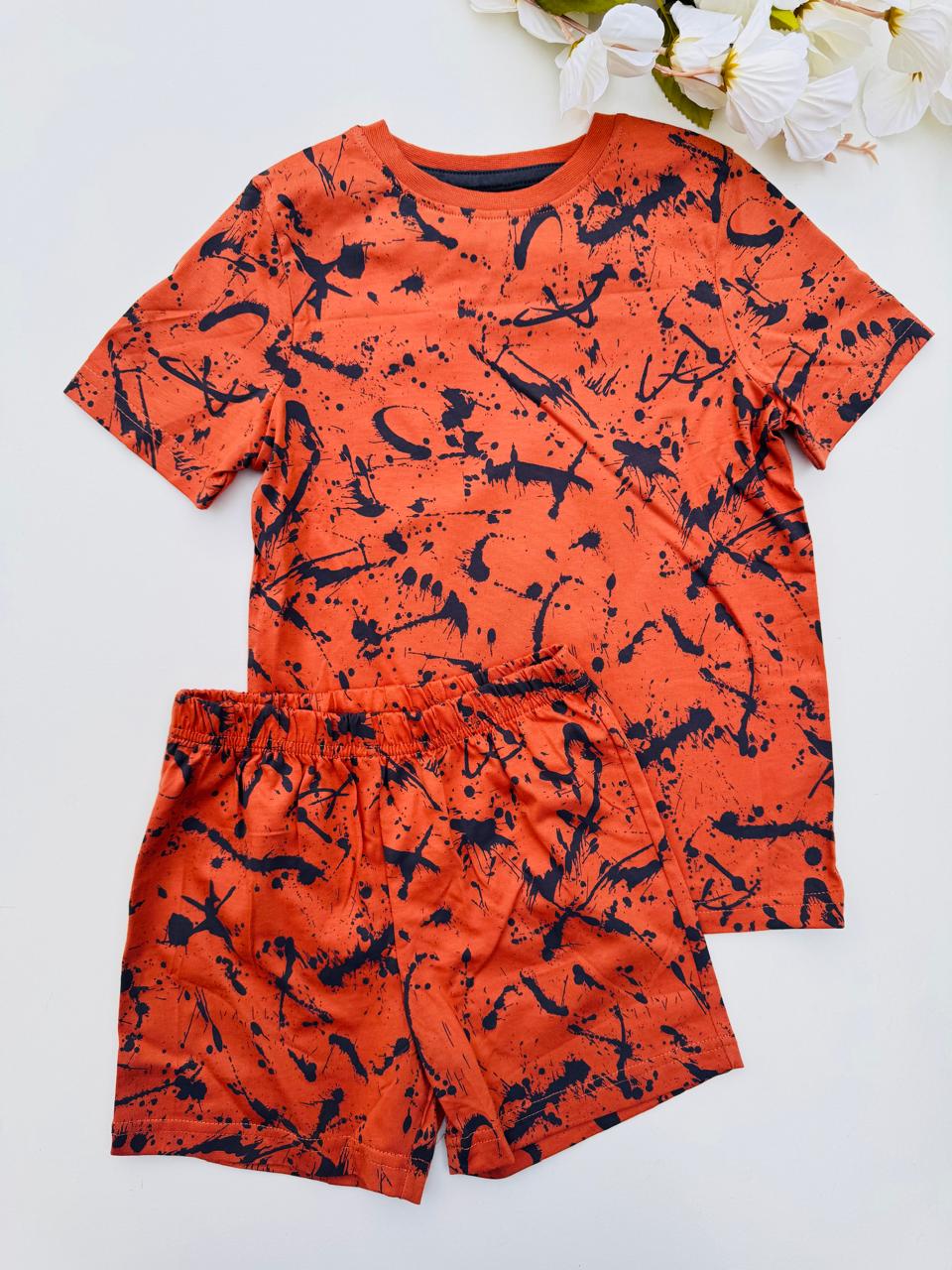 George Paint Shirt & Shorts Set