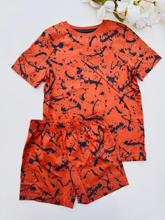 George Paint Shirt & Shorts Set