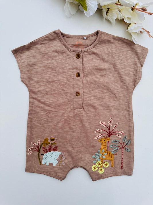 Next Embroided Safari Romper