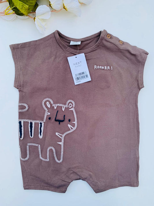 Next Embroided Tiger Romper