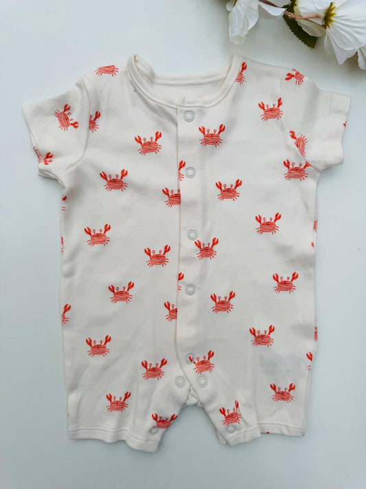 George Printed Crabs Romper