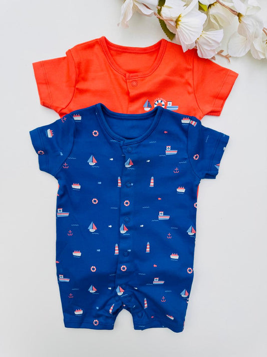 George Pack of 2 Rompers