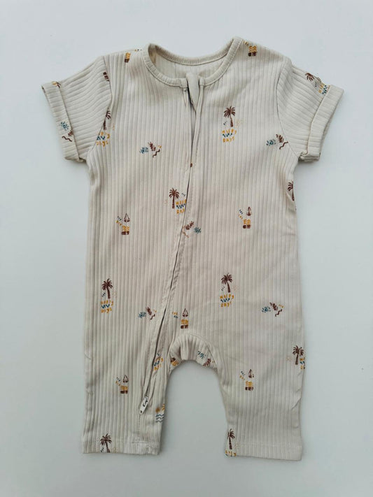 George "Happy Days" Zipped Romper