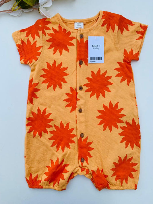 Next Sun Print Romper