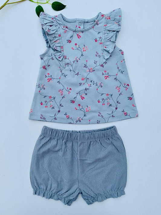 Next Floral Shirt & Short Set