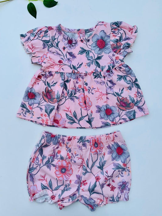 Next Floral Shirt & Short Set